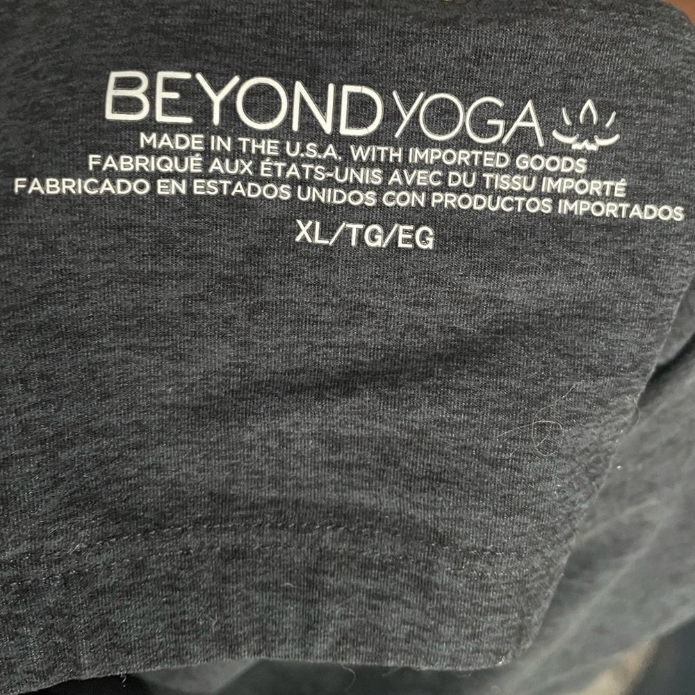 Beyond Yoga Spacedye Refocus Activewear Dress Black Women’s Size XL Built-In Bra - Picture 6 of 6